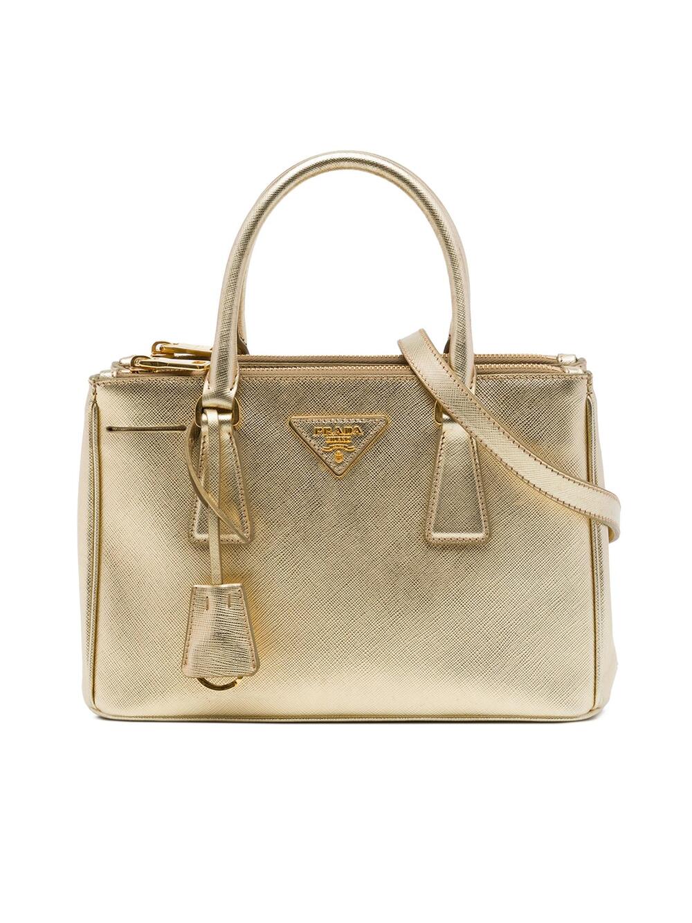 Prada Mini Metallic Saffiano Lux #374387P97B